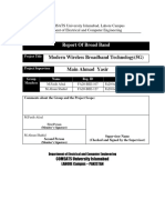 Report of BroadBand (107and 127)