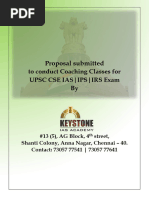 KS Proposal For IAS Coaching (1) - 1