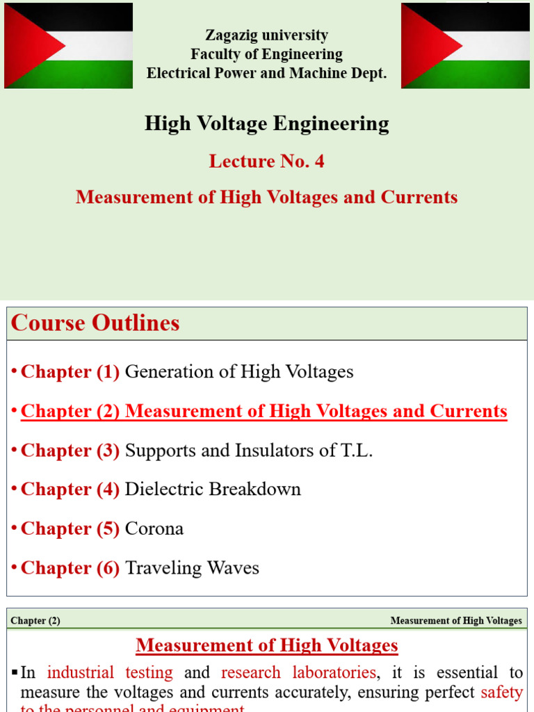 High Voltage Measurement Techniques | PDF