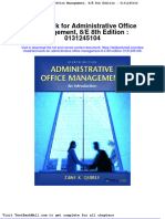 Test Bank For Administrative Office Management 8 e 8th Edition 0131245104