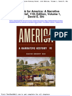 Test Bank For America A Narrative History Brief 11th Edition Volume 1 David e Shi