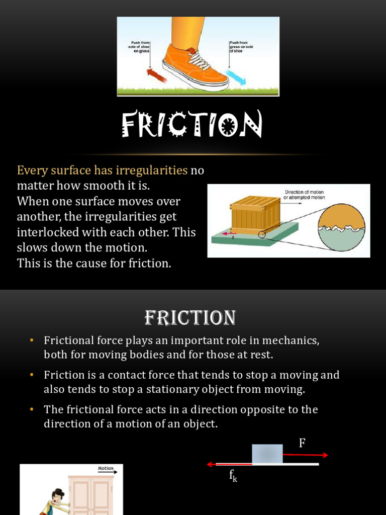 Lesson 4.2 FRICTION | PDF