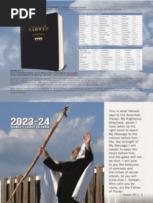 2023-2024 sacred calendar
