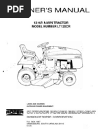 Download ROPER12HPLAWNTRACTORLT120CROWNERSMANUAL by Aardvarkthefirst SN69504795 doc pdf