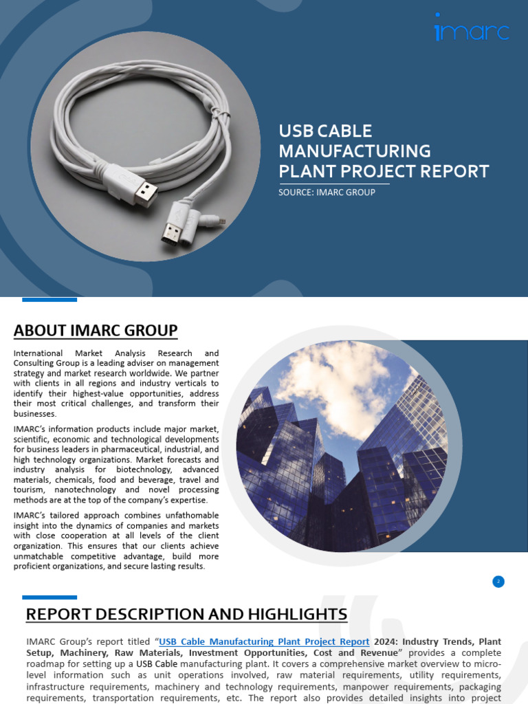 USB Cable Manufacturing Plant Overview | PDF