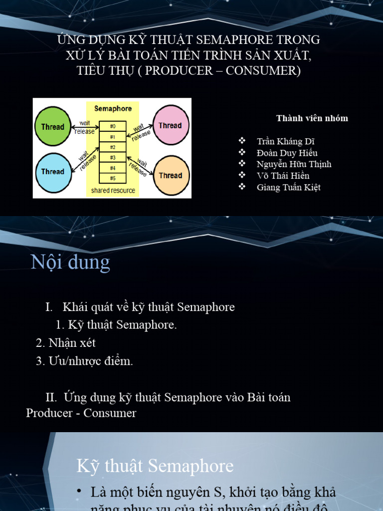 Producer - Consumer (Semaphore) | PDF