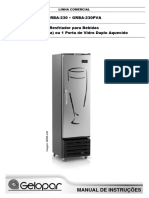 GRBA-230 - GRBA-230PVA Resfriador para Bebidas - 1 Porta (Cega) Ou 1 Porta de Vidro Duplo Aquecido