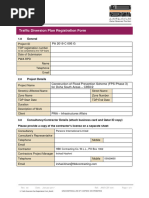 Appendix 4 Traffic Diversion Plan Registration Form (Sample Template)