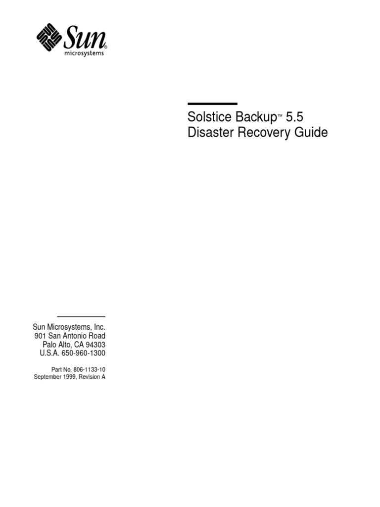 Disaster recovery guide pdf backup command line interface
