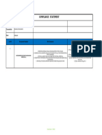 Compliance Sheet For SPS (Manholes & Covers) (REV 01)