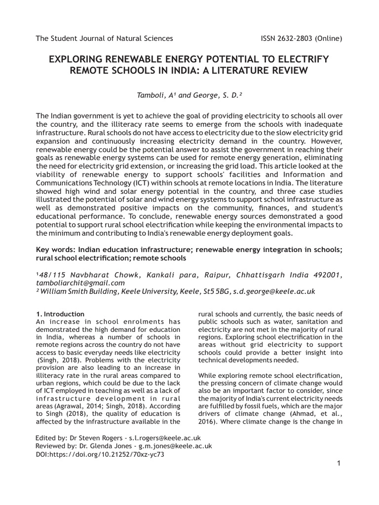 32nd Research Paper | PDF | Renewable Energy | Wind Power