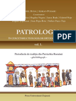 Patrologie Vol. 1