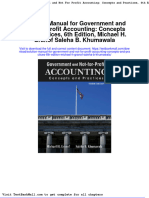 Solution Manual For Government and Not For Profit Accounting Concepts and Practices 6th Edition Michael H Granof Saleha B Khumawala