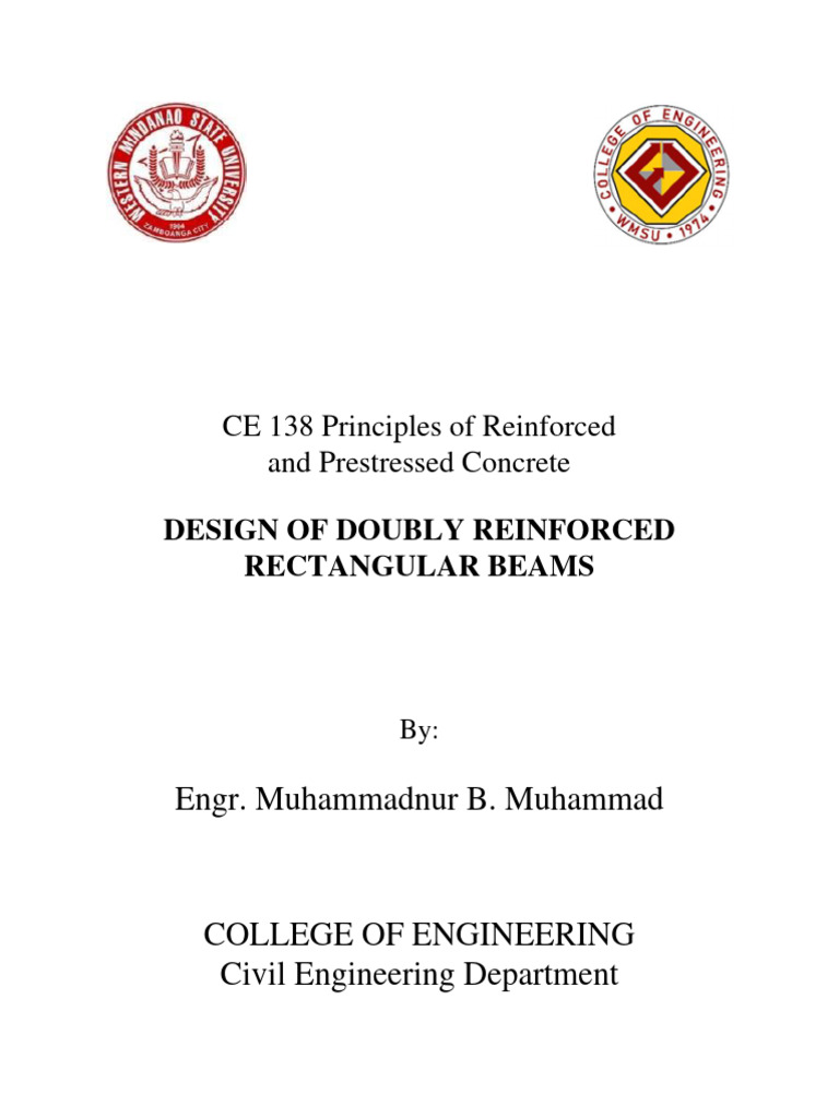Design of Doubly Reinforced Beams | PDF | Beam (Structure) | Strength ...