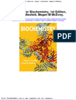 Test Bank for Biochemistry 1st Edition Roger l Miesfeld Megan m Mcevoy