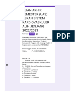 UJIAN AKHIR SEMESTER (UAS) ASKAN SISTEM KARDIOVASKULER ALIH JENJANG 2022-2023