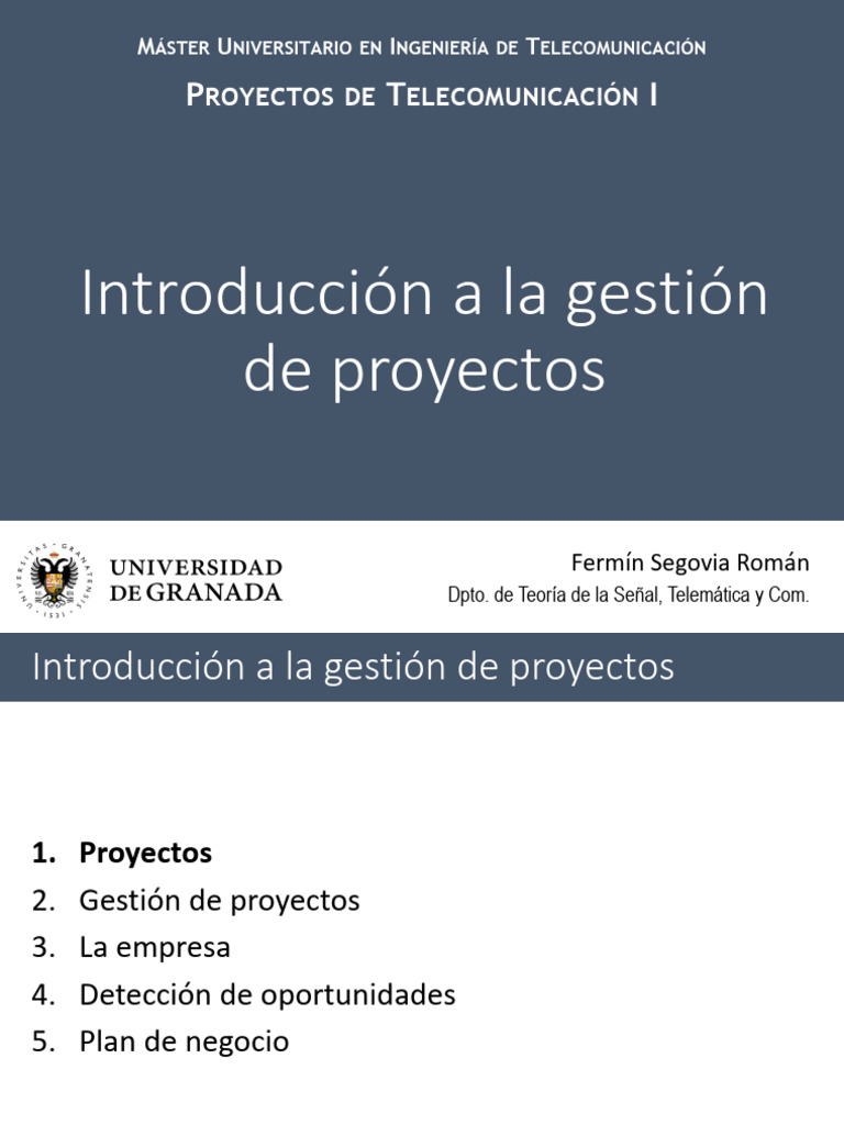 Introducción A La Gestión de Proyectos | PDF | Finanzas y dinero | Arte