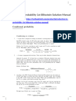 Introduction To Probability 1st Blitzstein Solution Manual