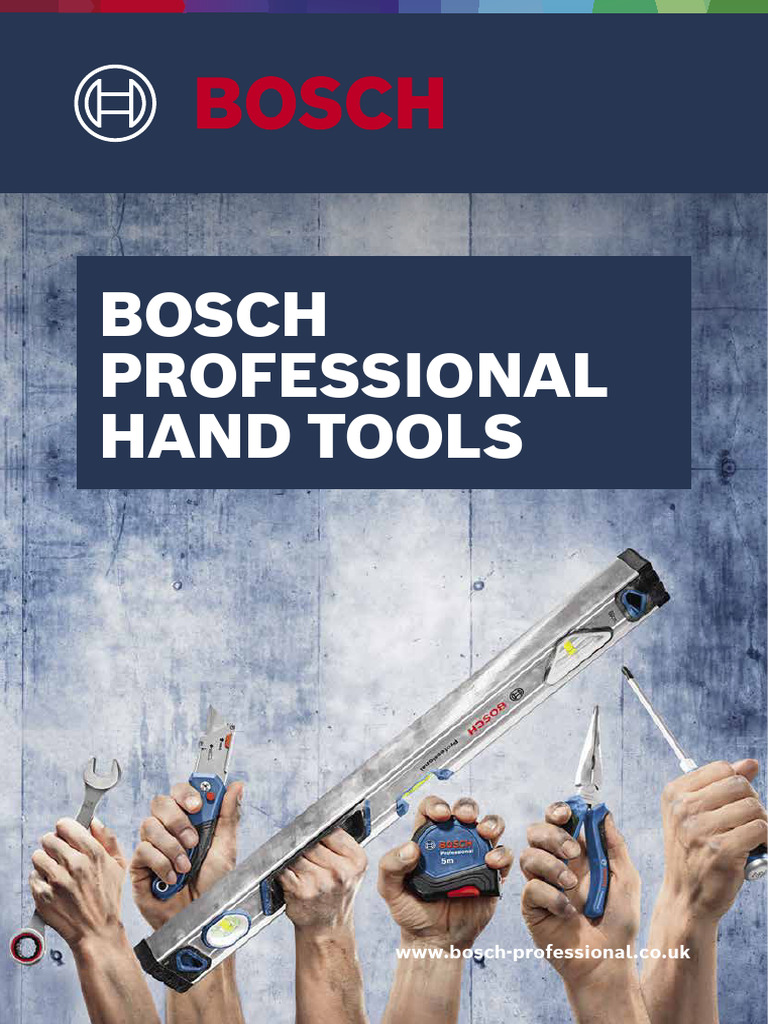 Bosch Hand Tools 12pp A4 Leaflet PDF Knife Blade