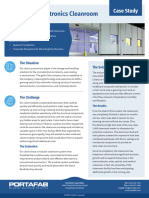 Portafab ISO 6 Microelectroncis Cleanroom Case Study 2