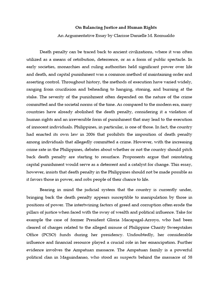 fear of punishment enforces discipline argumentative essay