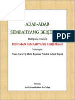 Adab-Adab Sembahyang Berjemaah