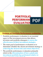 Portfolio Performance Evaluation Technique