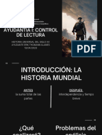 Ayudantía I Control de Lectura I - Historia Universal