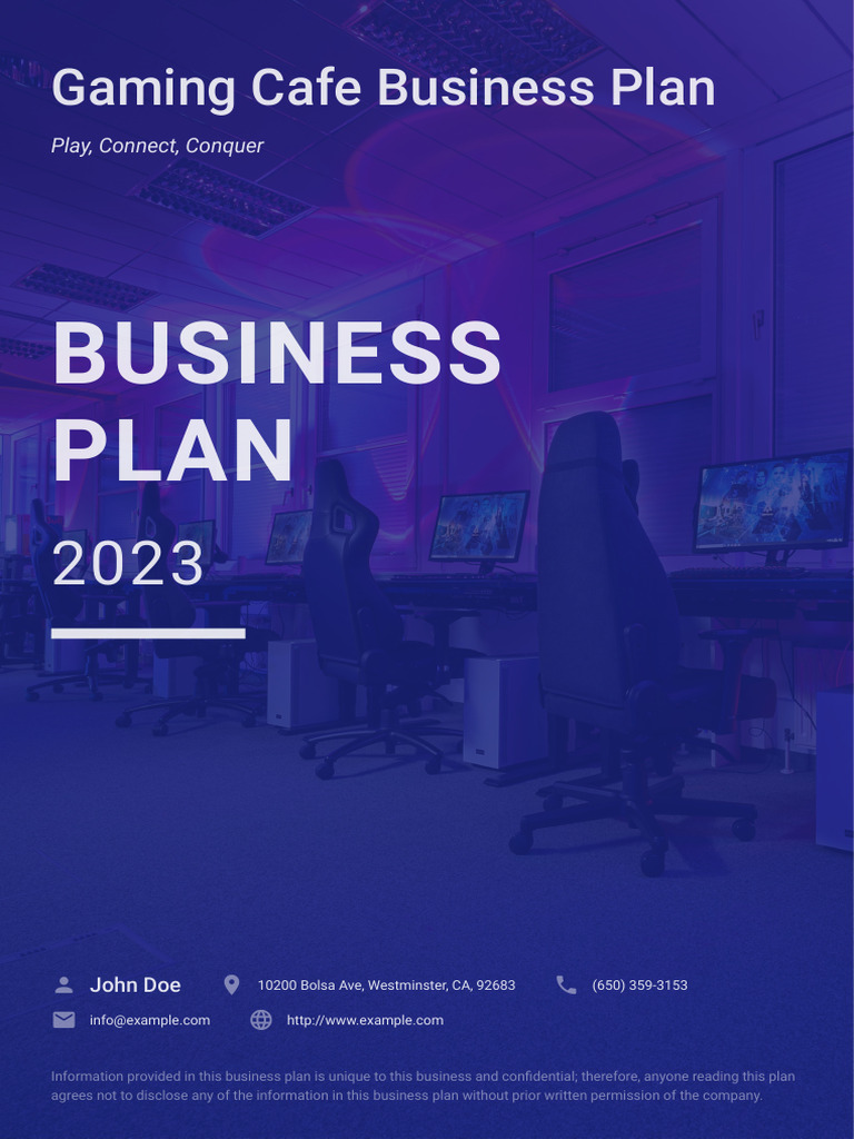Gaming Cafe Business Plan Overview | PDF | Business Plan | Marketing