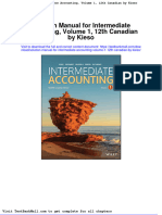Solution Manual For Intermediate Accounting Volume 1 12th Canadian by Kieso