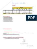 Informe Plan Lector 3ro B