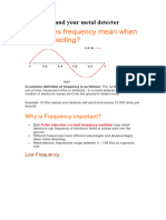 Frequency and Your Metal Detector