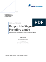 Rapport de Stage de Premiere Annee