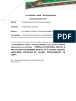 Documentos para Firma de Contrato