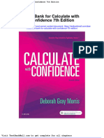 Test Bank For Calculate With Confidence 7th Edition