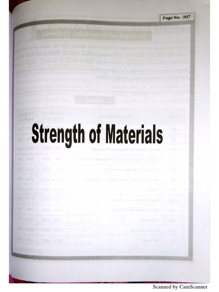 Strength of Materials PDF