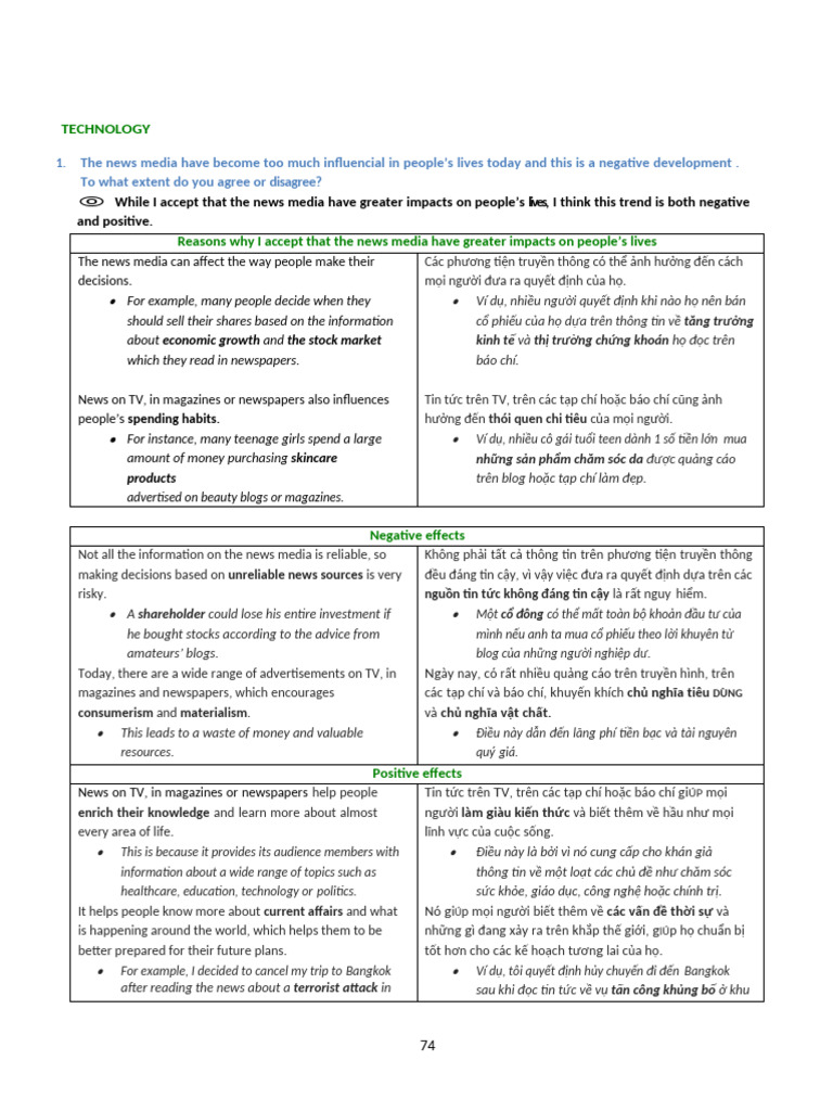 Outline Technology 1 PDF