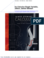 Test Bank For Calculus Single Variable 8th Edition James Stewart