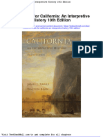 Test Bank For California An Interpretive History 10th Edition