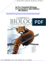 Test Bank For Campbell Biology Concepts Connections 9th Edition 9th Edition