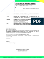 Carta #049-2021-CP88024 - Informe de Conformidad A La Valorización 01 de La Contratista