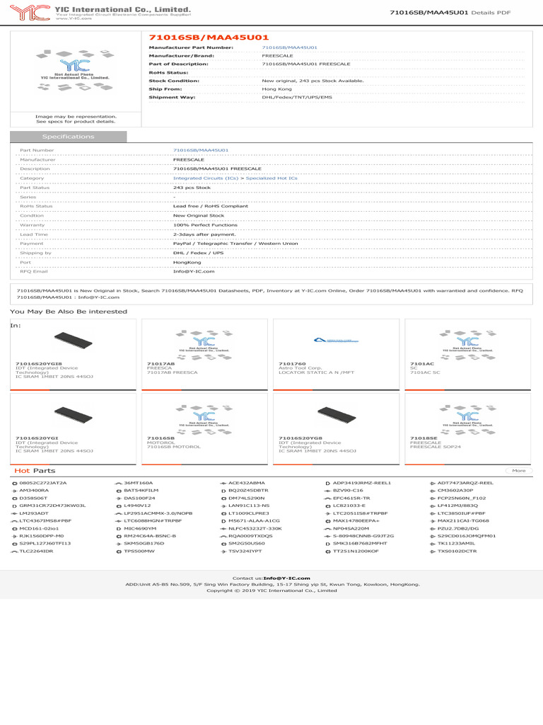 71016SB Maa45u01 | PDF