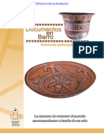 Documentos en barro artesania Prehispanica