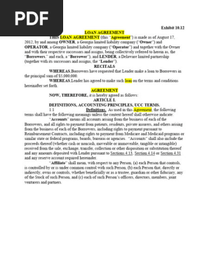 Loan Agreement 6