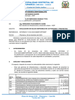 Informe 849 Evaluación de Saldo