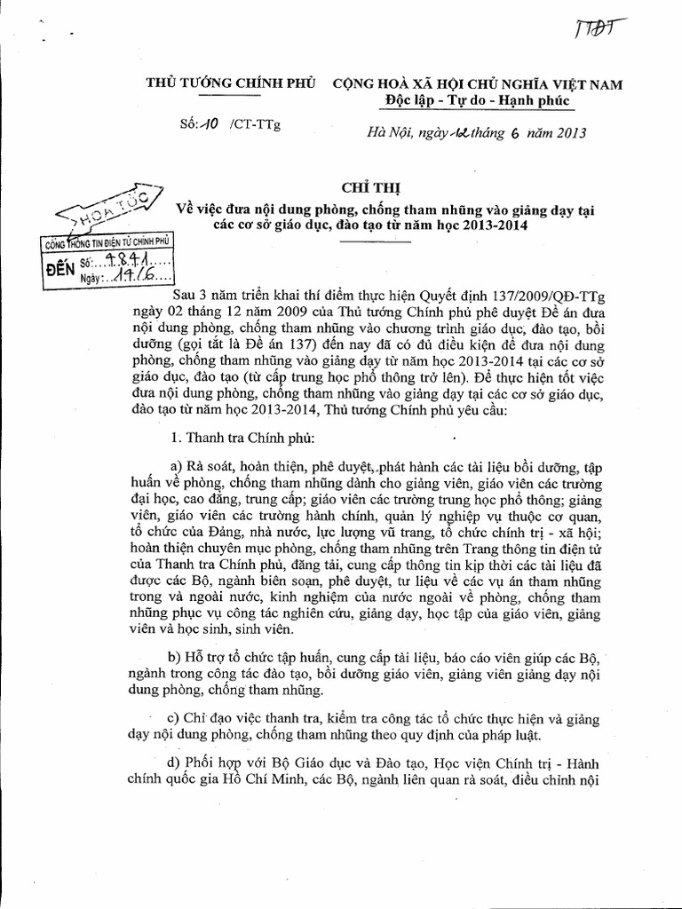 CT10 Cua Chinh Phu - GD PCTN | PDF