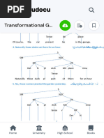 Transformational Grammar Exercises 2-8 SBR - An Introductory Transformational Grammar Exercises by - Studocu