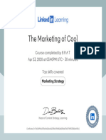 CertificateOfCompletion - The Marketing of Cool