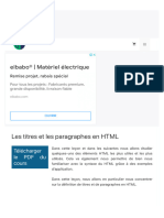 Les Titres Et Les Paragraphes en HTML - Pierre Gi