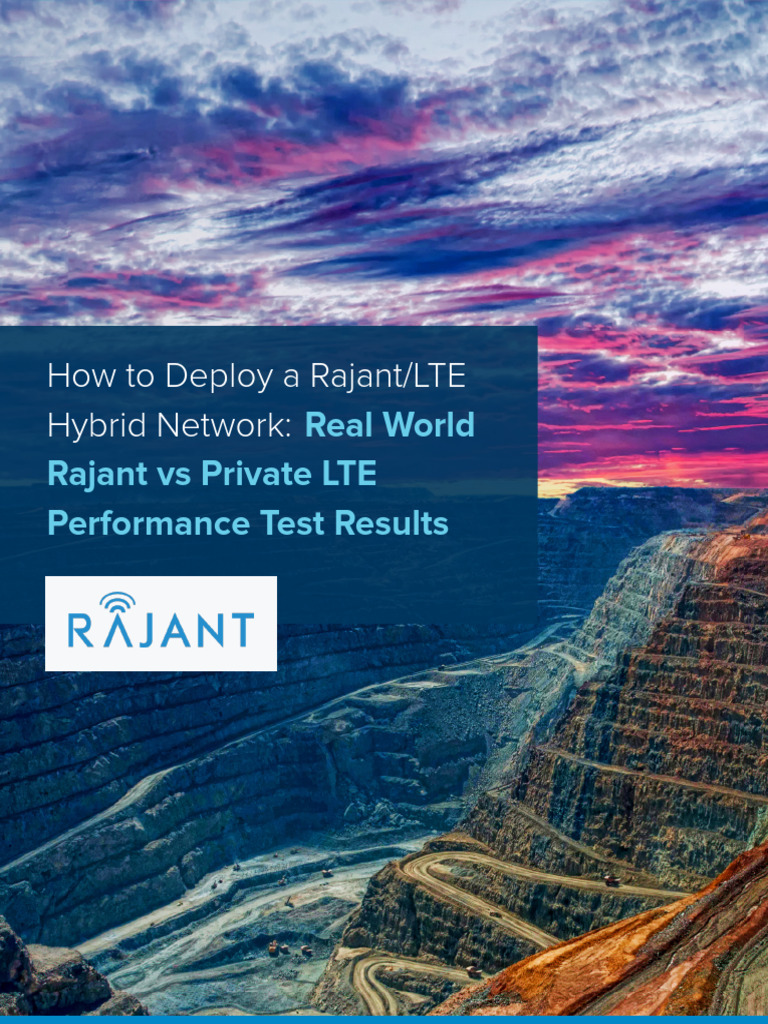 Rajant LTE-Whitepaper 12062022 | PDF | Computer Network | Lte ...
